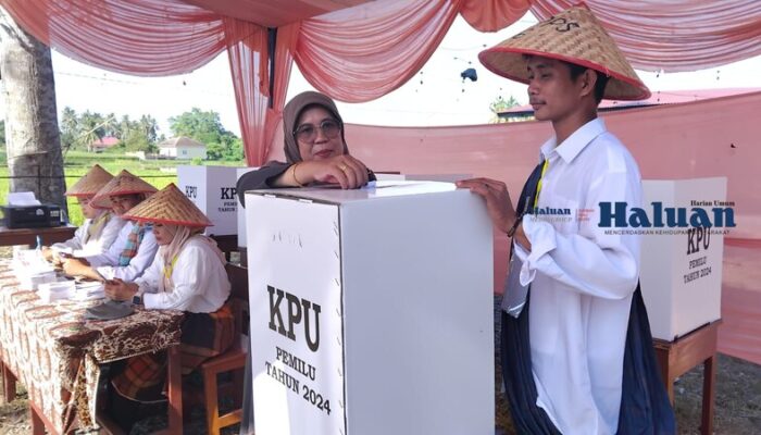 Tarik Partisipasi Pemilih PSU, Warga Desa Pauh Timur Dirikan TPS Unik