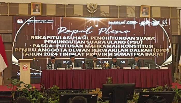 KPU Umumkan Empat Anggota DPD Terpilih
