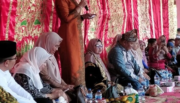 Pembina Bundo Kanduang Kabupaten Solok Emiko Epyardi Asda Silaturahmi ke Pasar Kayu Jao