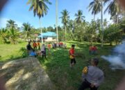 Mahasiswa KKN UNP Lakukan Bakti Sosial dan Senam Pagi di Kantor Wali Nagari Lareh Nan Panjang Selatan