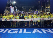 Lautan Manusia Penuhi Semanggi, Telkom Sukses Gelar Digiland Run 2024