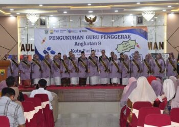 Pemerintah Kota Pariaman kembali mengukuhkan guru penggerak sebanyak 30 orang yang masuk dalam angkatan ke-9 sejauh ini.