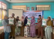 Ketua TP-PKK Pasbar Bersama Dinas Ketahanan Pangan Tinjau Penyaluran CPP di Kecamatan Ranah Batahan