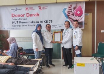 Meriahkan HUT  RI ke-79, Bank Nagari Adakan Donor Darah