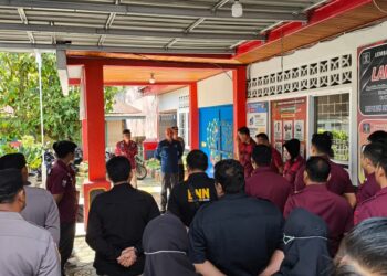 Lapas Kelas III Talu Bersinergi dengan BNN Pasaman Barat dan Polsek Talamau