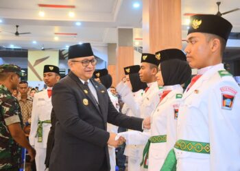 56 Paskibraka Padang Dikukuhkan, Putri Boleh Berjilbab