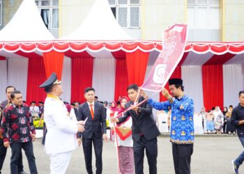 Bupati Dharmasraya Sutan Riska Tuanku Kerajaan, Launching Layanan Kedaruratan 112