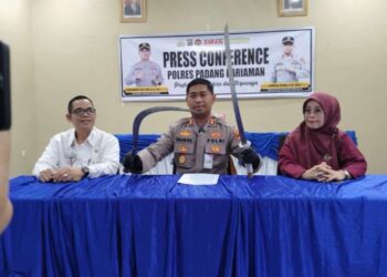 Tujuh Siswa SMP Bawa Sajam Diamankan Saat Hendak Tawuran di Padang Pariaman