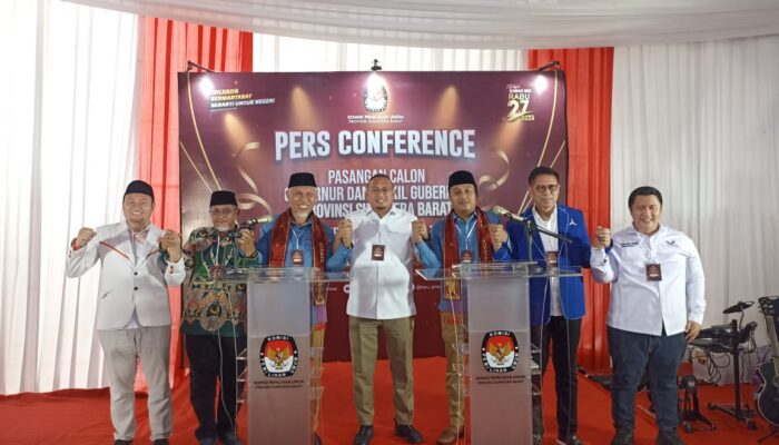 Mahyeldi-Vasco Resmi Daftar ke KPU Sumbar