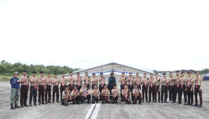 Danlanud SUT Tutup Kegiatan Persami Saka Dirgantara Sekaligus Lantik Anggota Baru