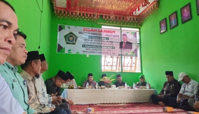 Kemenag Lima Puluh Kota Gelar Pisah Sambut dan Serah Terima Jabatan Kepala KUA Lareh Sago Halaban