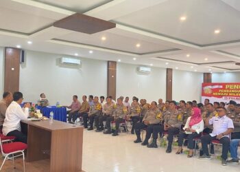 Kantah Padang Pariaman menyosialisasikan pencegahan kasus sengketa pertanahan bagi anggota kepolisian
