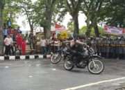 Polres Tanah Datar Gelar Sispamkota di Lapangan Cindua Mato