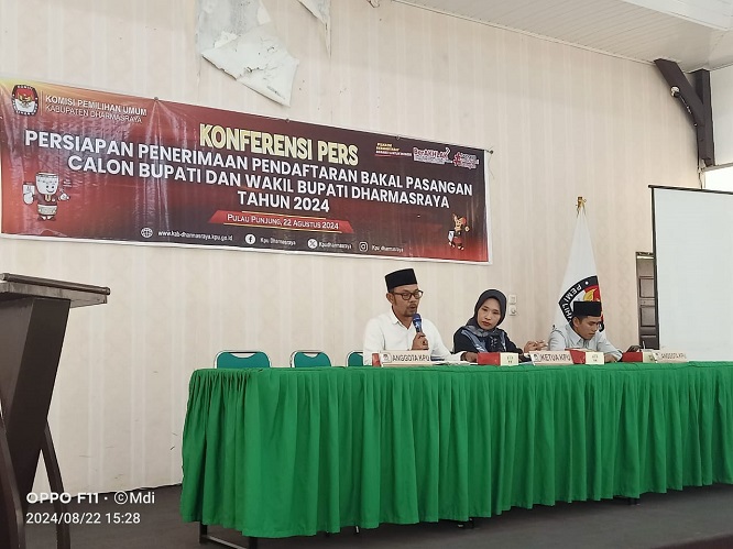 Komisi Pemilihan Umum atau KPU Dharmasraya terus mematangkan persiapan Pemilihan Kepala Daerah atau Pilkada Serentak.