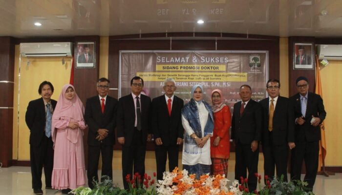 Teliti Serangga Penggerek Buah Kopi, Aida Fitriani Raih Gelar Doktor di Departemen Biologi, FMIPA, Unand