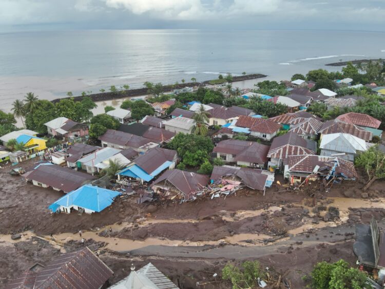 Situasi Ternate yang terdampak banjir bandang