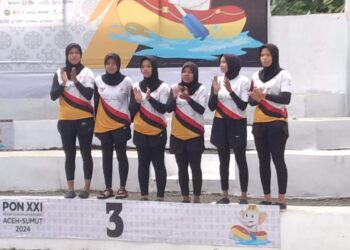 Tim Arung Jeram Sumbar Sumbang Medali Perunggu PON XXI