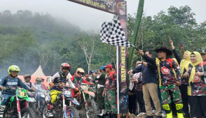 Kodim 0310/SS Sijunjung Bersama ITA Sumbar, Sukses Gelar Kejuaraan Trail Adventure