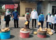 Polres Padang Pariaman Musnahkan Barang Bukti 89 Kg Ganja