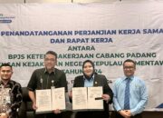 Perkuat Kepatuhan Jamsos, Kejari Mentawai Kerja Sama dengan BPJS Ketenagakerjaan Padang
