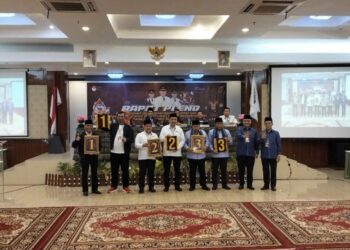 KPU Agam Tetapkan Nomor Urut Pasangan Calon Kepala Daerah