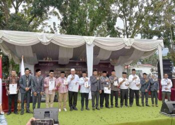 KPU Pasbar Gelar Rapat Pleno Terbuka Penetapan Nomor Urut Paslon Bupati