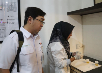 PT KAI Divre II Sumatera Barat bekerja sama dengan Badan Narkotika Nasional Provinsi (BNNP) Sumbar menggelar tes narkoba secara acak