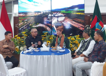 Pemko Padang memberikan apresiasi kepada KPI atas kontribusinya dalam membantu menyosialisasikan program edukasi kebencanaan megathrust.