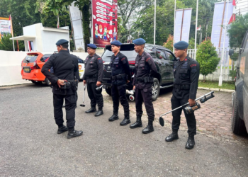 Polri mewajibkan personelnya yang bertugas dalam pengamanan Pilkada Serentak 2024 menjalani tes kesehatan.