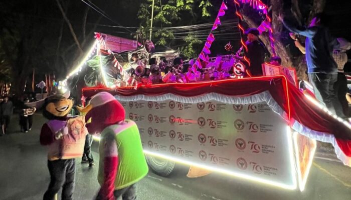 Usung Tema Geosite Gua Kelelawar Padayo, Semen Padang Meriahkan Merah Putih Lights Carnival
