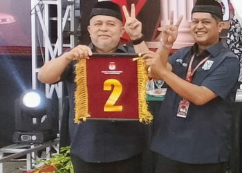 Komisi Pemilihan Umum atau KPU Kota Bukittinggi telah menetapkan nomor urut pasangan Cawako Bukittinggi untuk Pilkada serentak 2024.