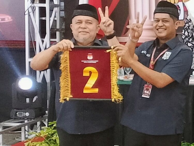 Komisi Pemilihan Umum atau KPU Kota Bukittinggi telah menetapkan nomor urut pasangan Cawako Bukittinggi untuk Pilkada serentak 2024.