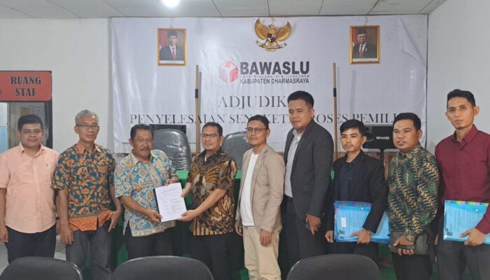 Bawaslu Dharmasraya Segera Proses Pengajuan Sengketa Bapaslon Adi Gunawan-Romi Siska Putra