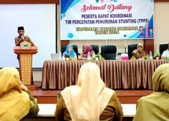 Pemerintah Kabupaten Padang Pariaman menargetkan penurunan prevalensi stunting mencapai 14 persen pada tahun 2024.