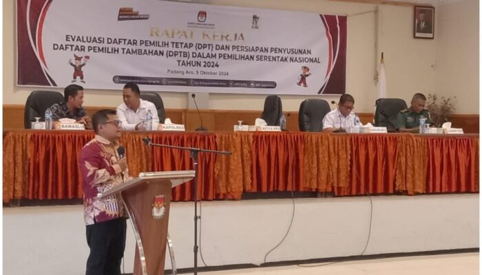 KPU Solsel Gelar Raker Evaluasi DPT dan Persiapan DPTb