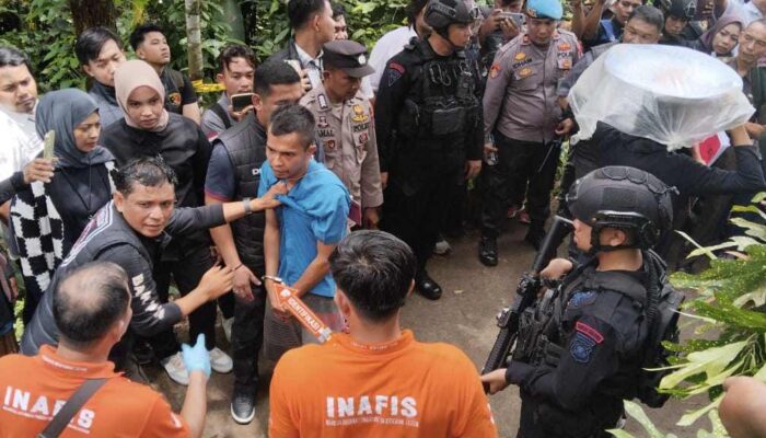 Rekonstruksi Kasus Pembunuhan Gadis Penjualan Gorengan, Tersangka Peragakan 66 Adegan di 8 titik