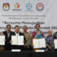 Kepolisian bersama KPU, Bawaslu, KPI, dan Dewan Pers menandatangani SKB pembentukan Gugus Tugas Pemantauan Pemberitaan Pilkada