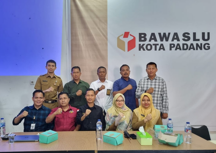 Bawaslu Kota Padang melakukan koordinasi dengan berbagai instansi terkait dalam mempersiapkan Pemilihan Kepala Daerah atau Pilkada 2024.