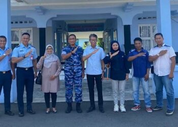 Memperkuat silaturahmi dan kemitraan, Harian Haluan melakukan kunjungan ke Lanud Sutan Sjahrir, Rabu (30/10).