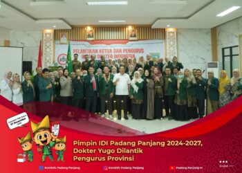 Pimpin IDI Padang Panjang 2024-2027, Dokter Yugo Dilantik Pengurus Provinsi