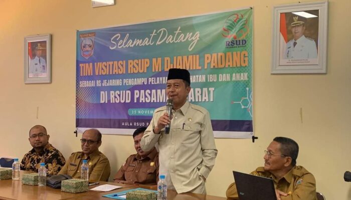 Visitasi RSUP Dr M Djamil, RSUD Pasbar Disiapkan Layanan KIA