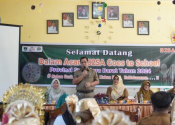 Pjs Bupati Lima Puluh Kota Sosialisasikan Pangan Sehat di SDN 04 Sarilamak
