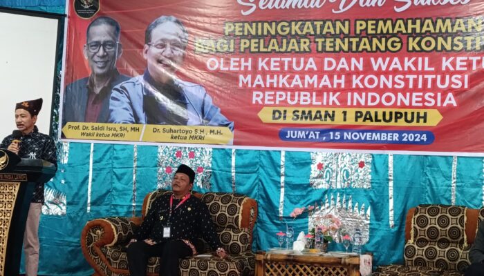 Ketua MK Suhartoyo Rayakan Ulang Tahun di Nagari Pasia Laweh