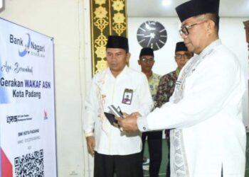 Jadi Kota Wakaf, Pemko Padang Luncurkan Gerakan Wakaf Uang Bagi ASN