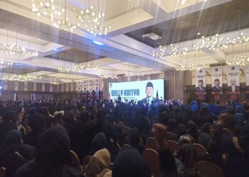 NasDem Sumbar gelar rapat koordinasi pemenangan Pilkada di Sumbar, di salah satu hotel di Padang, Minggu (3/11/2024). FARDIANTO