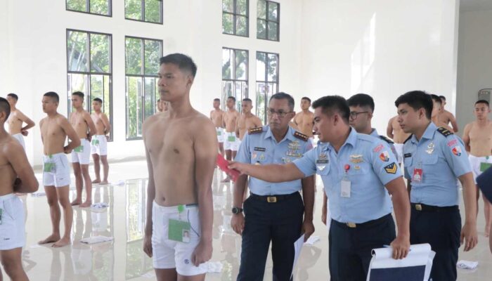 Danlanud SUT Pimpin Pantukhirda Calon Siswa Bintara PK Gel II/A-54 Tahun 2024