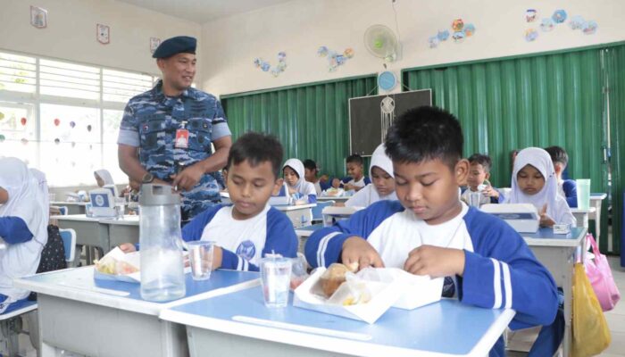 Dukung Program Presiden RI, Lanud Sutan Sjahrir Uji Coba Program Makan Bergizi Gratis