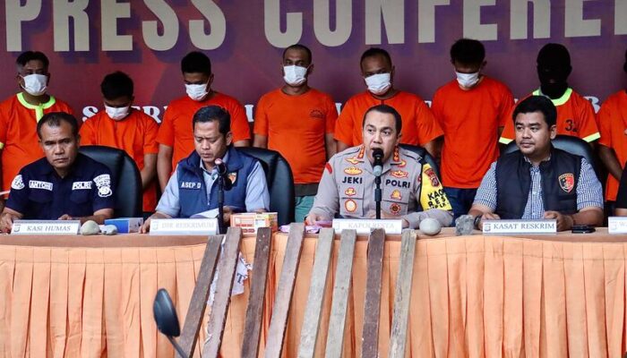 Penyerangan dan Pengrusakan Sonic Car Wash, Polresta Pekanbaru Tetapkan 15 Tersangka