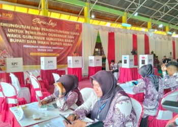 Komitmen Sukseskan Pilkada 2024, KPU Agam Inventarisir Permasalahan Pungut Hitung Suara Melalui Simulasi