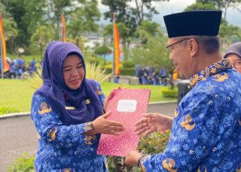 Kepala SDN 04 Garegeh Terima Penghargaan